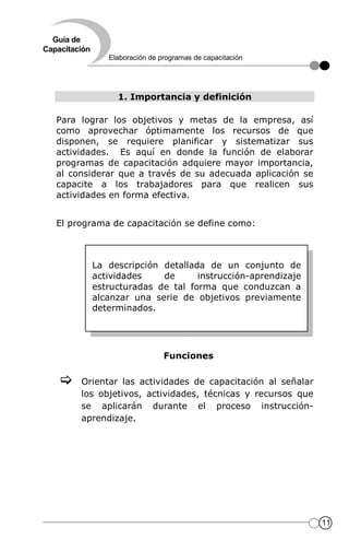 Stps programa de capacitacion | PDF