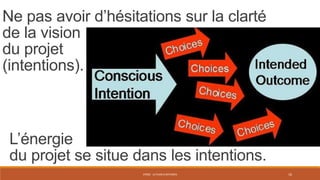 Ne pas avoir d’hésitations sur la clarté
de la vision
du projet
(intentions).

L’énergie
du projet se situe dans les intentions.
STR02 - LE PLAN D'AFFAIRES

16

 