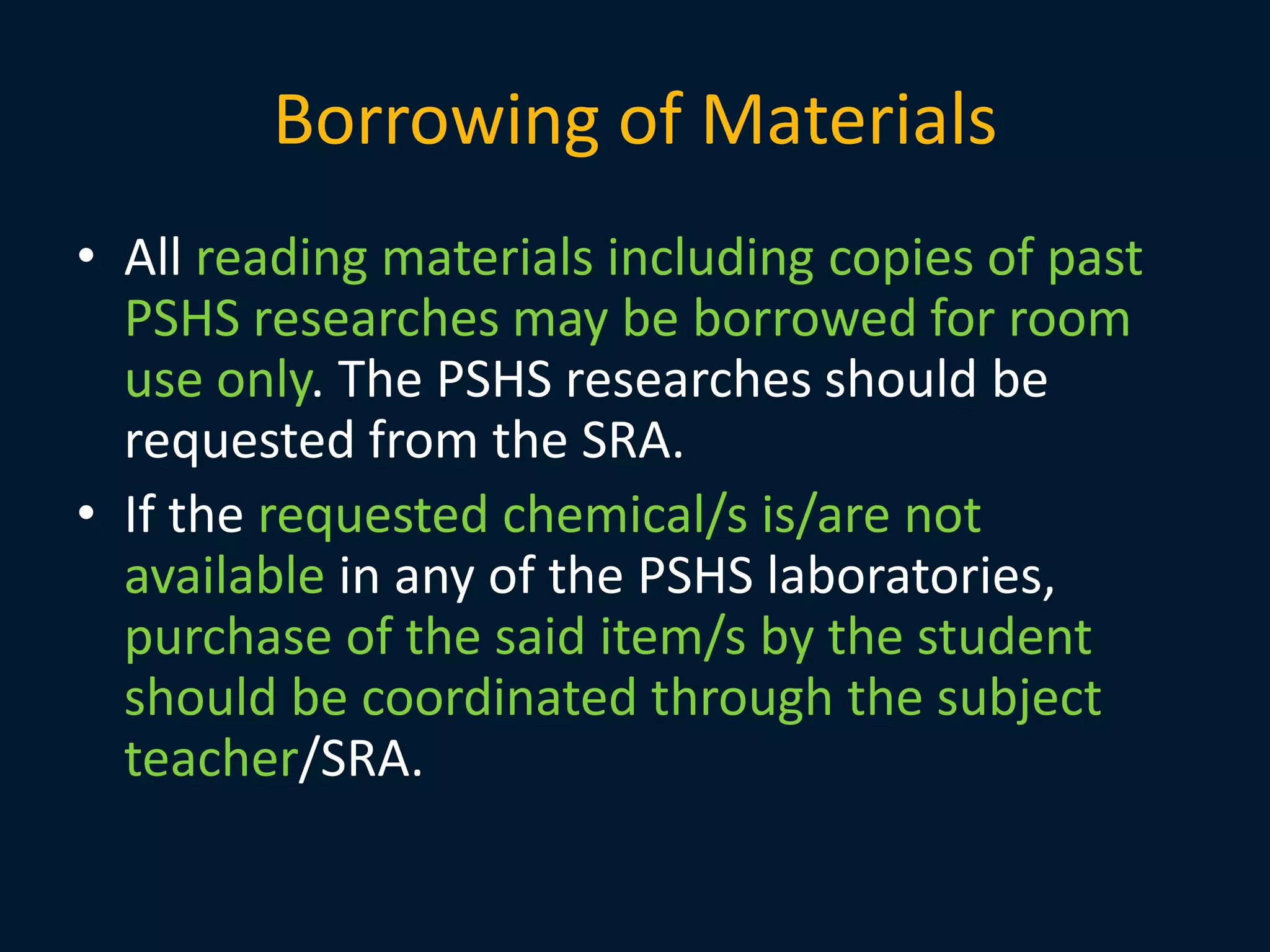 STR2 2009-2010 Lab Guidelines