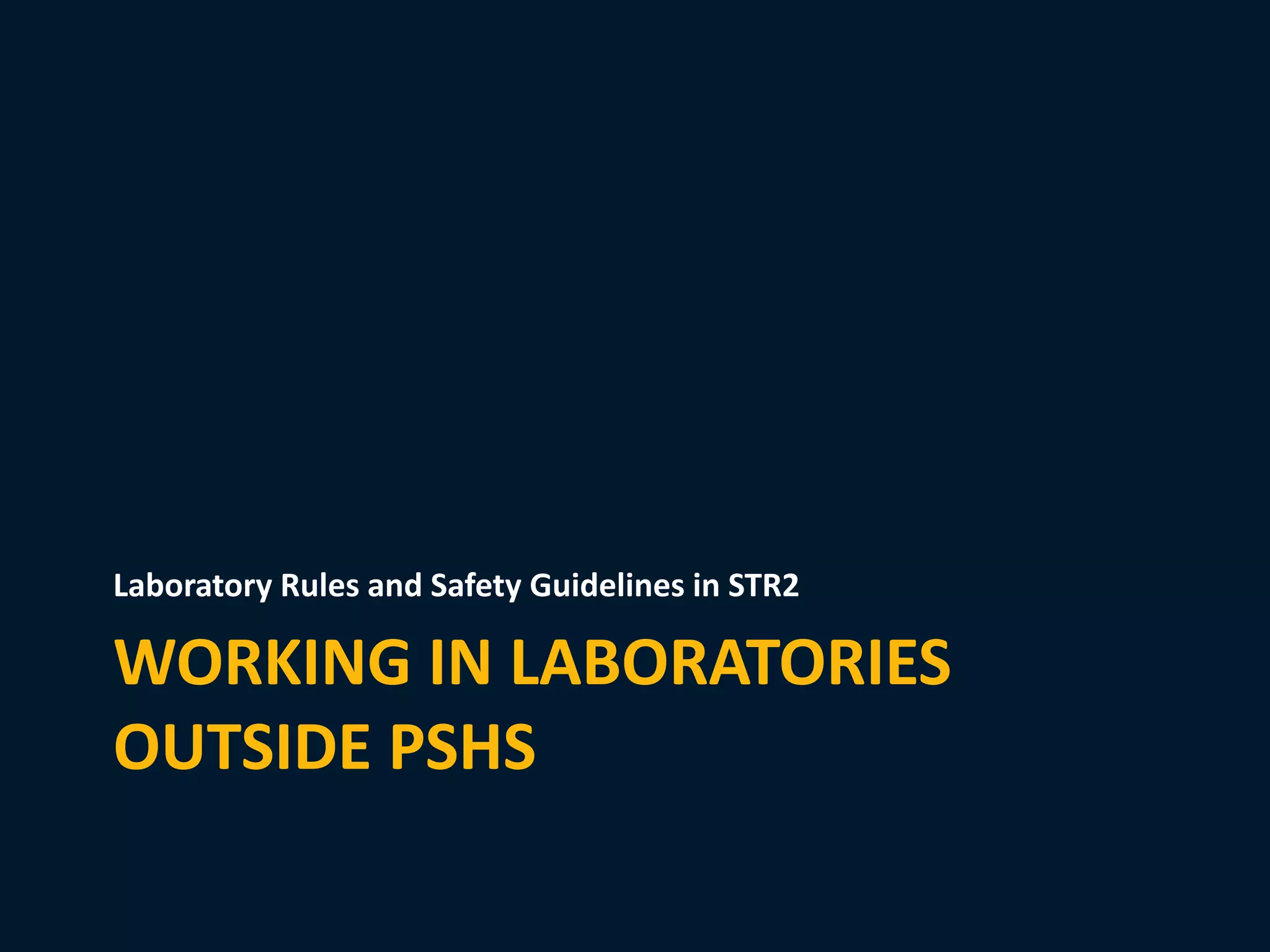 STR2 2009-2010 Lab Guidelines