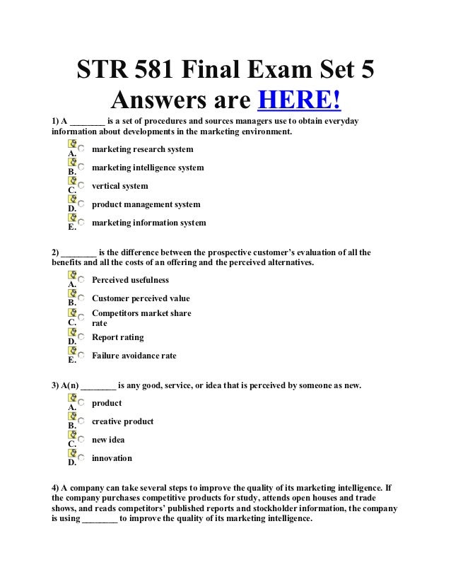 str 581 final exam use Str 581 week 3 strategic plan, part 2 internal environmental analysis (2018 new) click the button below to add the fema is 775 final exam (answers). str 581 final exam use Str 581 week 3 strategic plan, part 2 internal environmental analysis (2018 new) click the button below to add the fema is 775 final exam (answers).