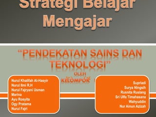  Nurul Khalifah Al-Hasyir
Nurul Ilmi R.H
Nurul Fajryani Usman
Marina
Ayu Rosyita
Ogy Pratama
Nurul Fajri
Supriadi
Surya Ningsih
Rusnita Ruslang
Sri Ulfa Timahasana
Wahyuddin
Nur Ainun Azizah
 