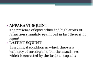 Corrected Squints Strabismus | PPT