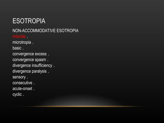 strabismus.ppt on eye disease ophthalmology | PPT