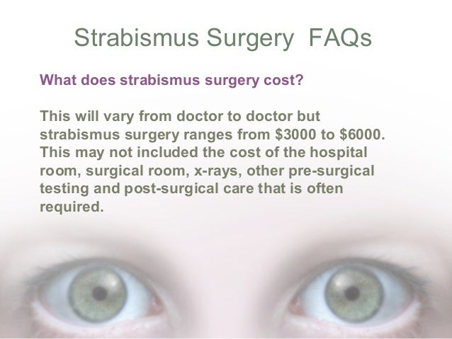 Strabismus Surgery