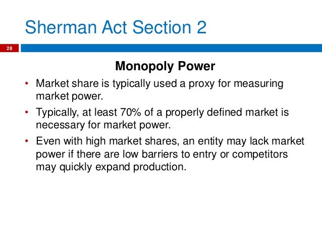 sherman anti trust act sherman anti trust act