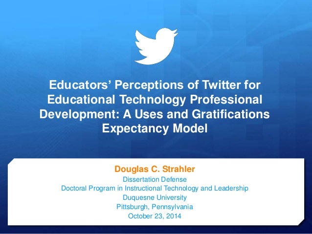 Dissertation perceptions of education