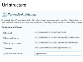 Url structure 