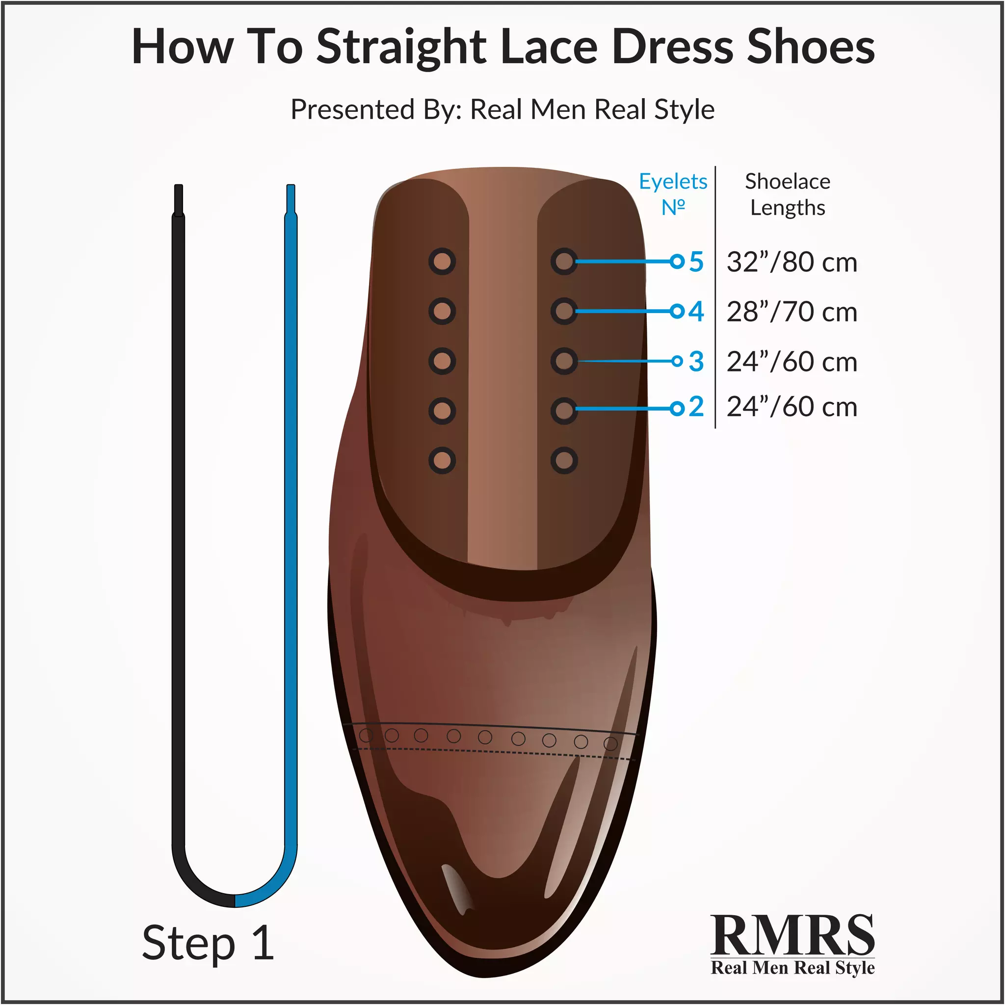 how to lace dress shoes 6 eyelets Here is a step by step breakdown of the perfect way to lace your dress shoes