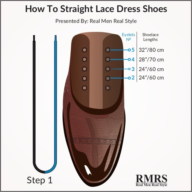 How To Straight Lace Dress Shoes