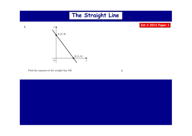 Straight line | PDF