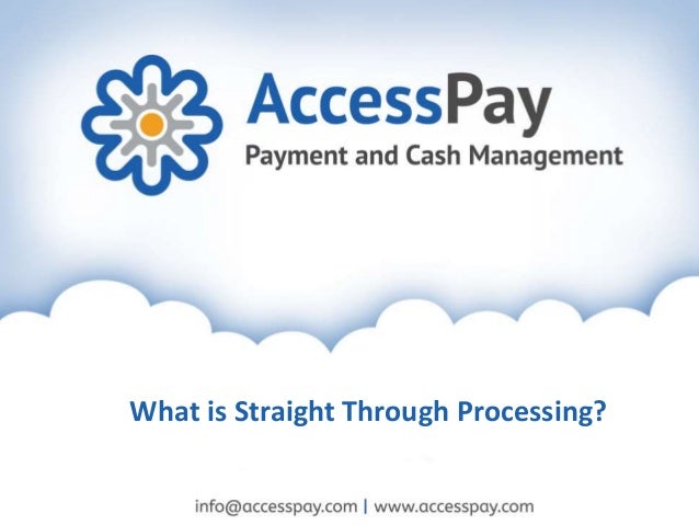 Straight through processing forex