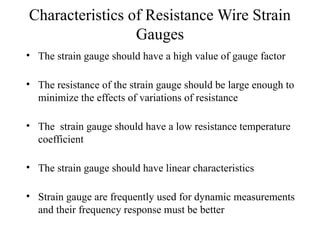 strain gauge paper presentation for senor | PPTX