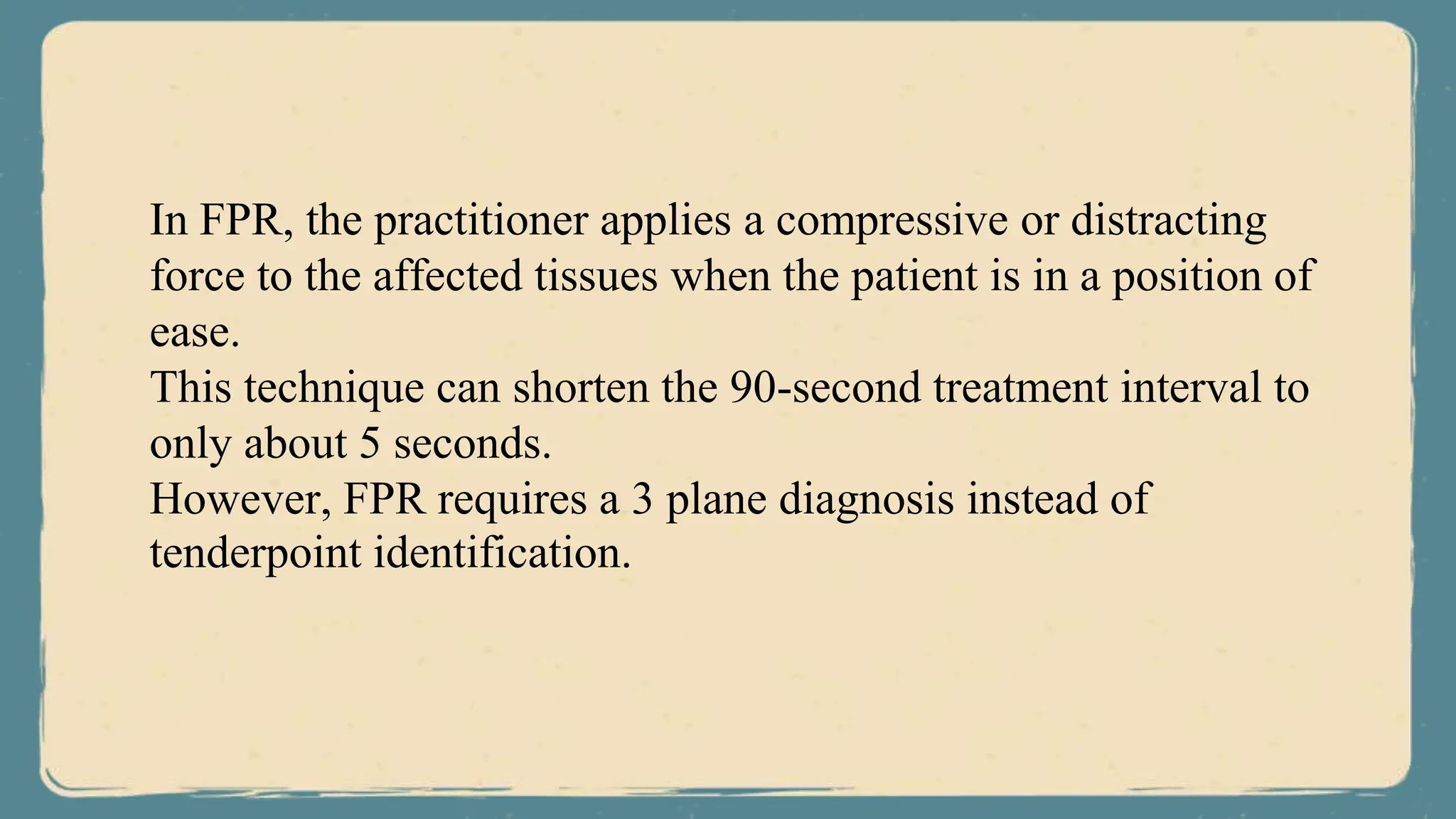 Strain counterstrain and the treatment principle PPTX