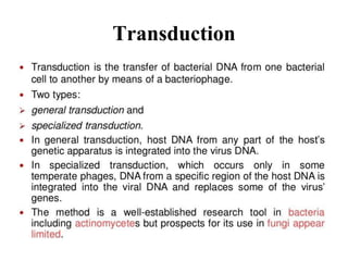 Transduction
 