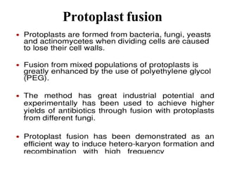Protoplast fusion
 