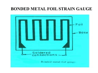 BONDED METAL FOIL STRAIN GAUGE
 