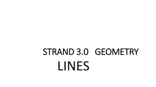 STRAND 3.0 GEOMETRY
LINES
 