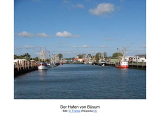 Der Hafen von Büsum
Bild: D. Franke Wikipedia CC
 