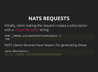The Zen of High Performance Messaging with NATS | PDF