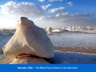 Nevada, USA  – The Black Rock Desert (a dry lake bed) 
