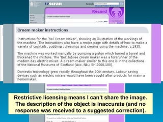 Restrictive licensing means I can’t share the image. The description of the object is inaccurate (and no response was rece...