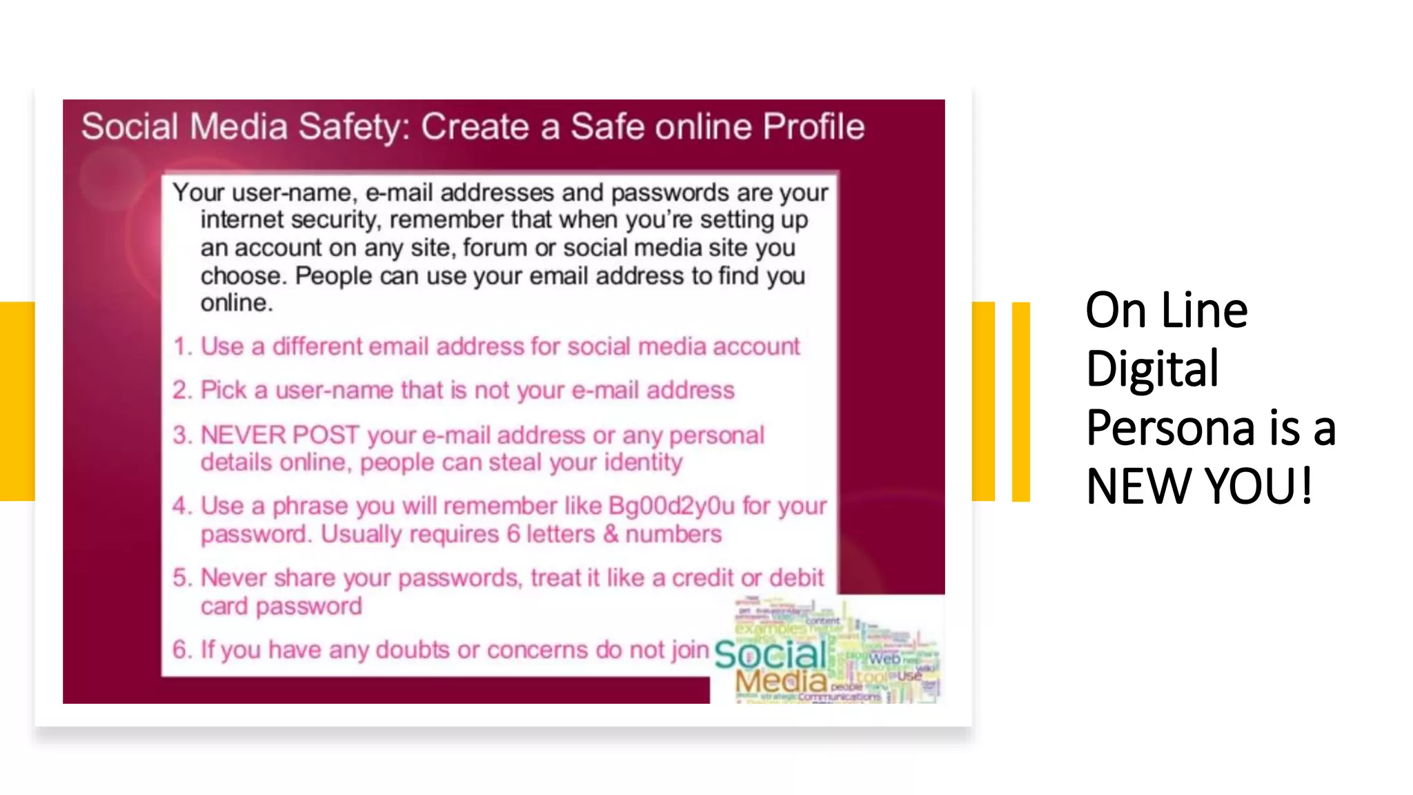 On Line
Digital
Persona is a
NEW YOU!