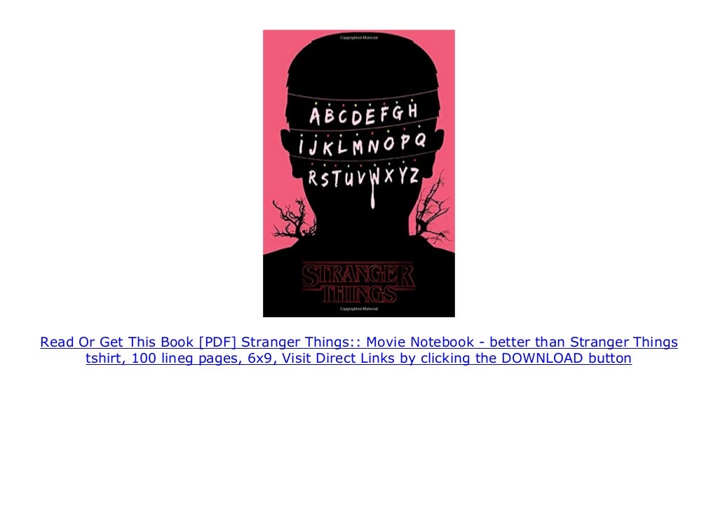 [PDF] Stranger Things Movie Notebook better than