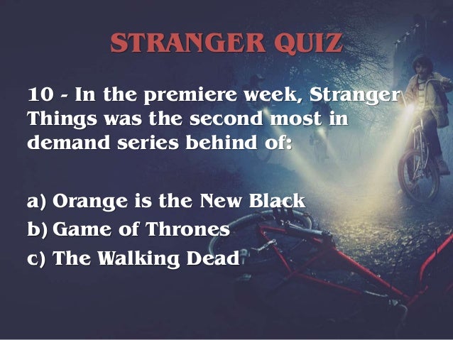 Stranger Things