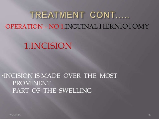 General Surgery Inguinal Hernia