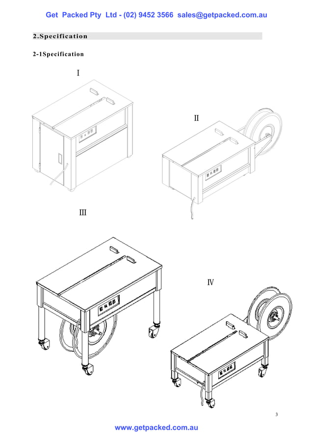Strapping machine manual | PDF