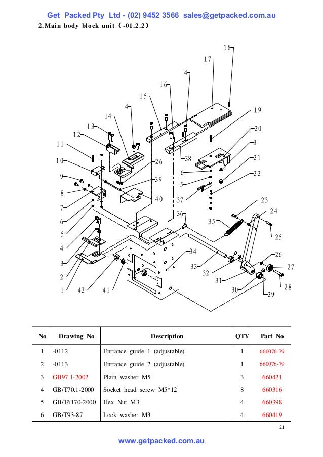 Strapping machine manual