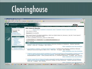 Clearinghouse
 