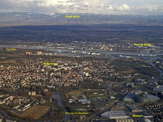 Le Rhin Forêt Noire Port de KEHL Wacken Robertsau Piscine du Wacken 