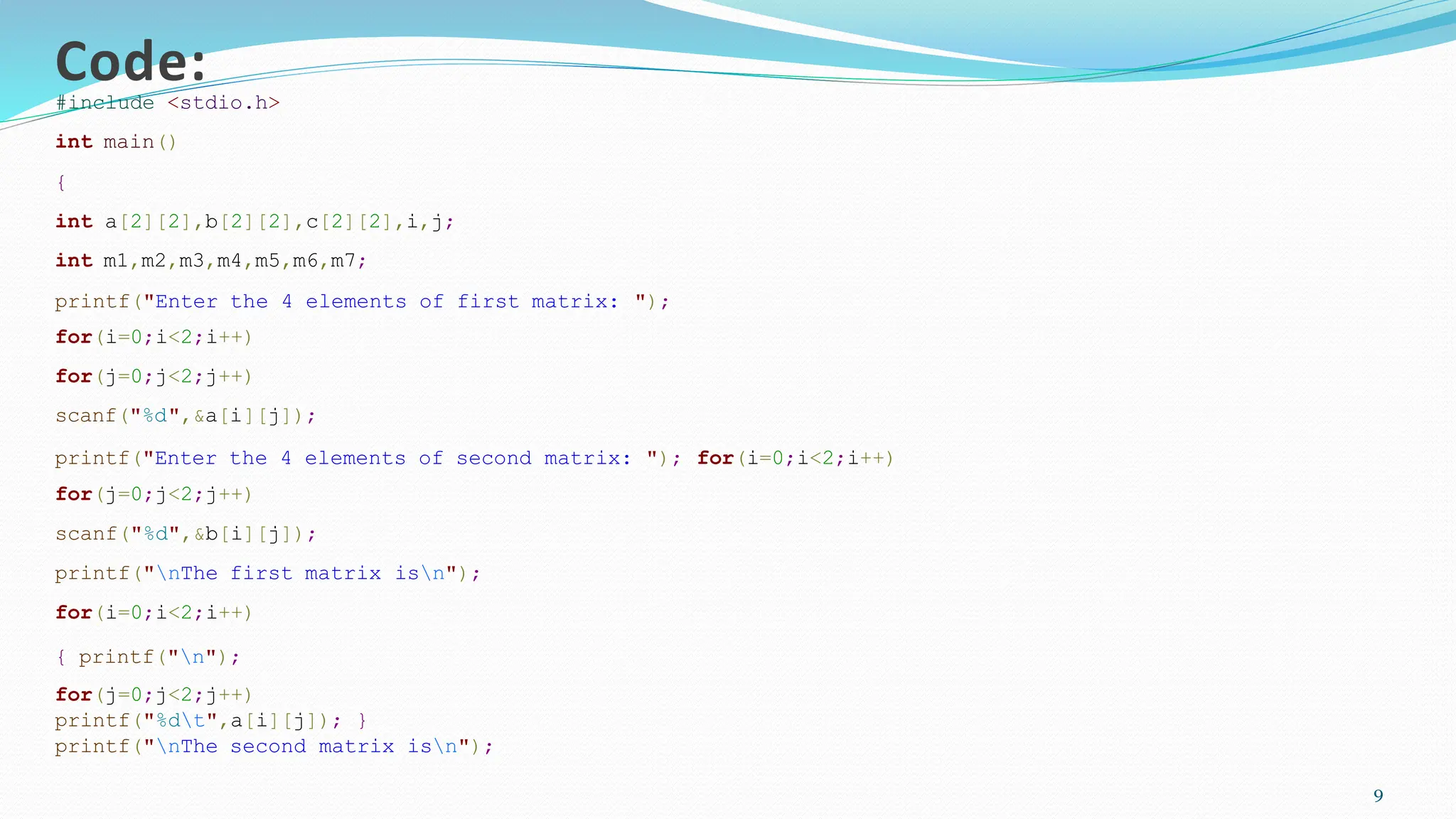 Strassen’s Algorithm and matrix multiplication | PPTX