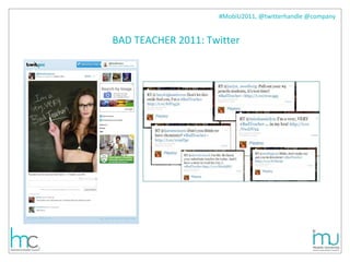 BAD TEACHER 2011: Twitter 