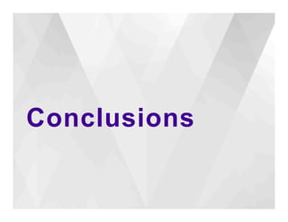 The message – absence time across 
sessions 
short absence is 
a sign of loyalty 
important indication 
of user satisfaction 
with search portal 
(Dupret & Lalmas, 2013) 
Easy to implement and 
interpret 
Can compare many things in 
one go 
No need to estimate 
baselines 
But need lots of data to 
account for noise 
Applications: direct display & 
churn rate & advertising 
 