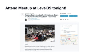 Attend Meetup at Level39 tonight!
 