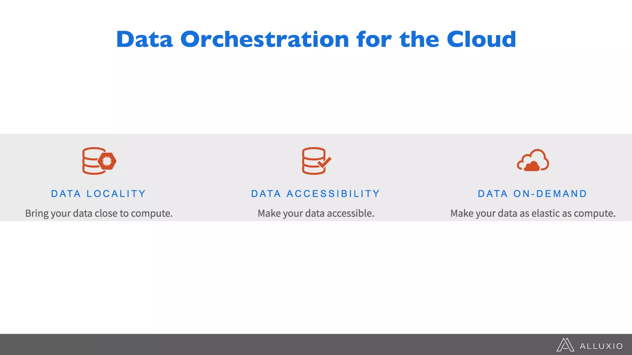 Data Orchestration for the Cloud
 