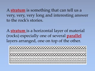 Strata Meaning Math Strata and rocks 1 | PPTX