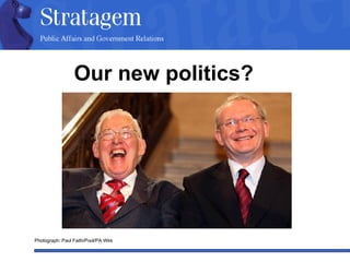 Our new politics?  Photograph: Paul Faith/Pool/PA Wire  