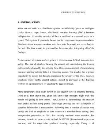 STRATAGIES FOR DETECTING DATA POISONING IN DISTRIBUTED ML.docx