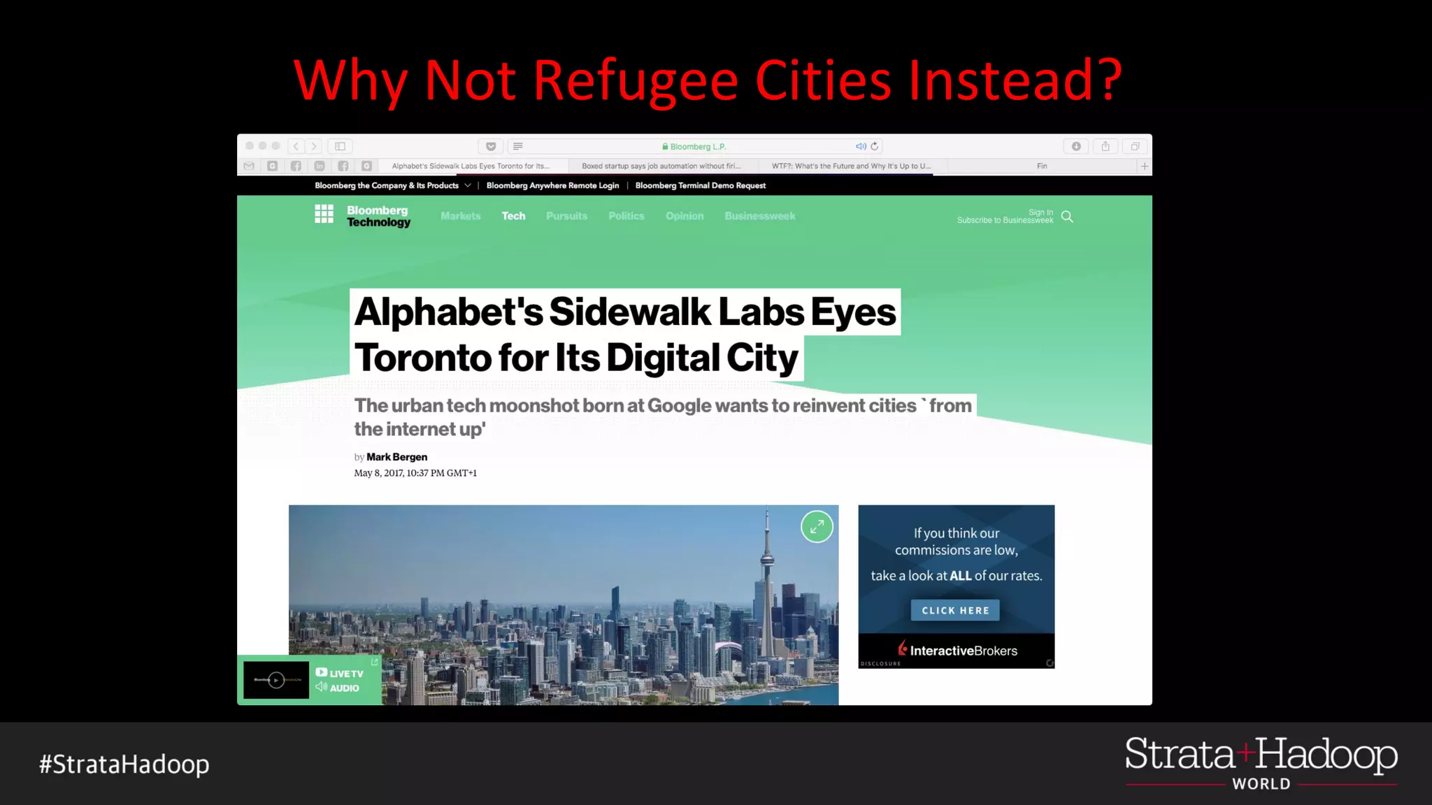 Why Not Refugee Cities Instead?
 