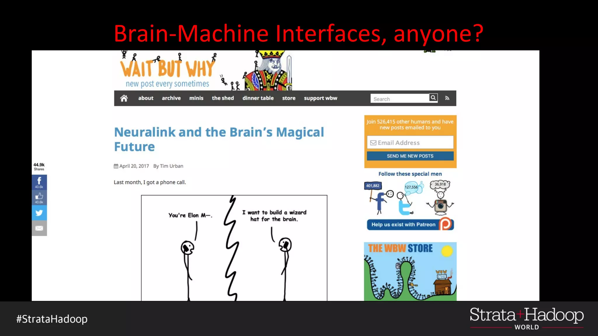 Brain-Machine Interfaces, anyone?
 