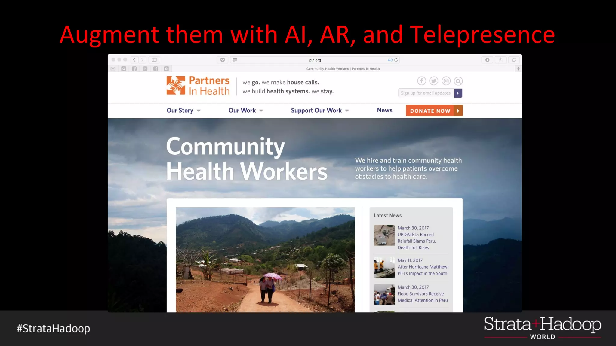 Augment them with AI, AR, and Telepresence
 
