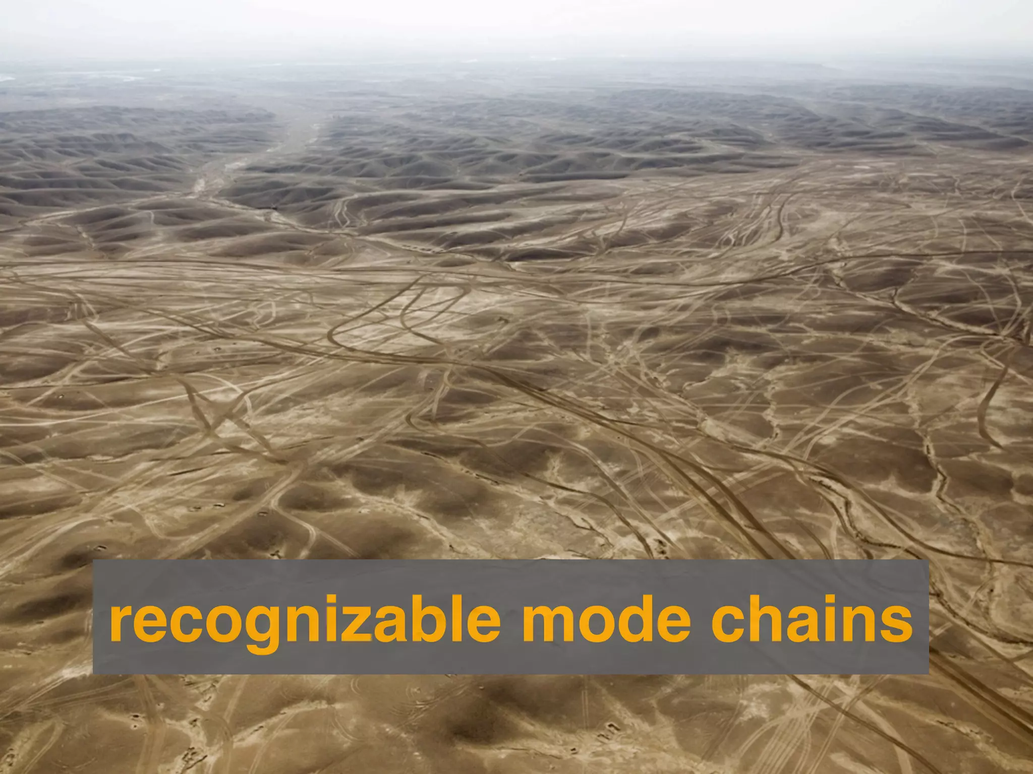 recognizable mode chains
 