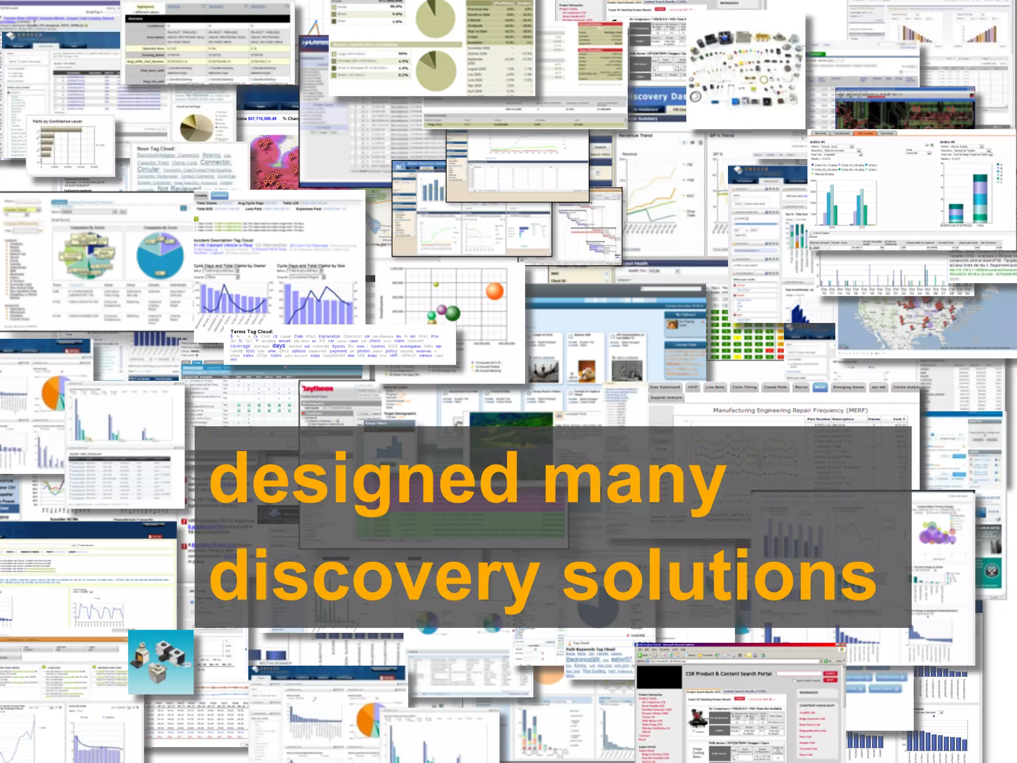 designed many
discovery solutions
 