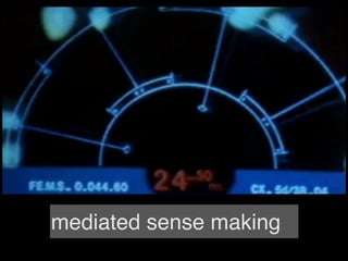 mediated sense making
 