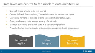 Data Lakes - The Key to a Scalable Data Architecture | PPT