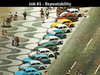 Job #1 - Repeatability
 